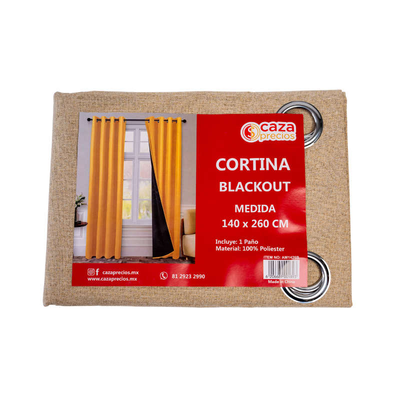 Cortina Black Out Beige (1 paño)