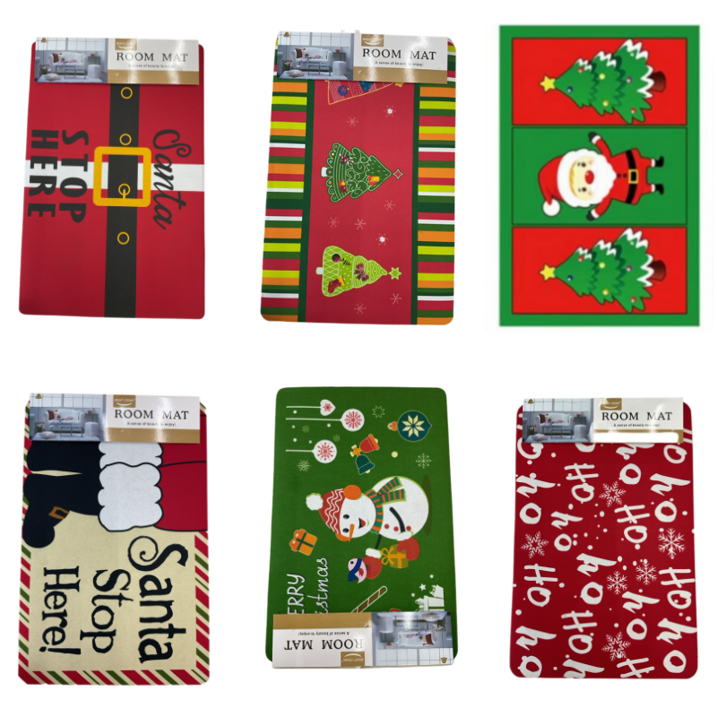 Tapetes de Entrada Navideños de Tela