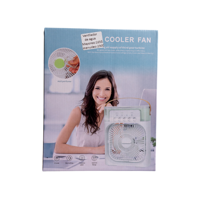 Mini Ventilador Enfriador de Agua