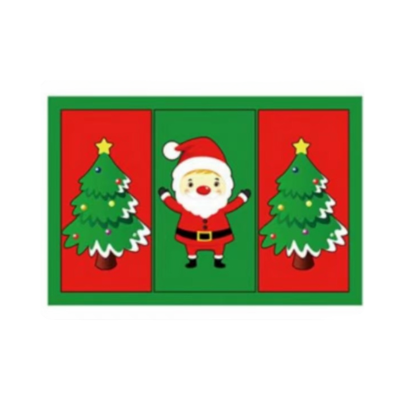 Tapetes de Entrada Navideños de Tela