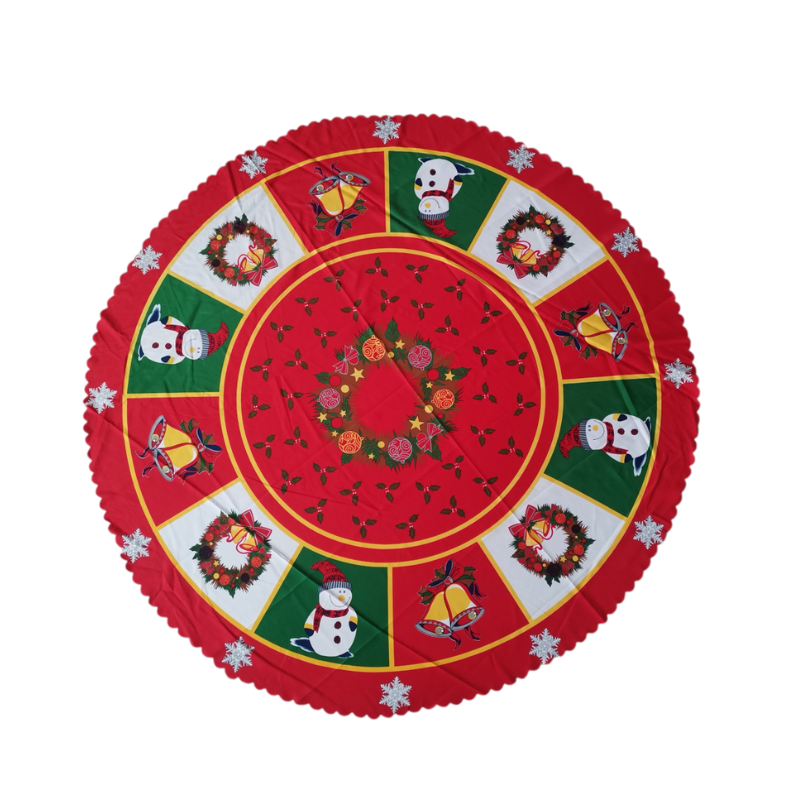 Manteles Redondos Navideños