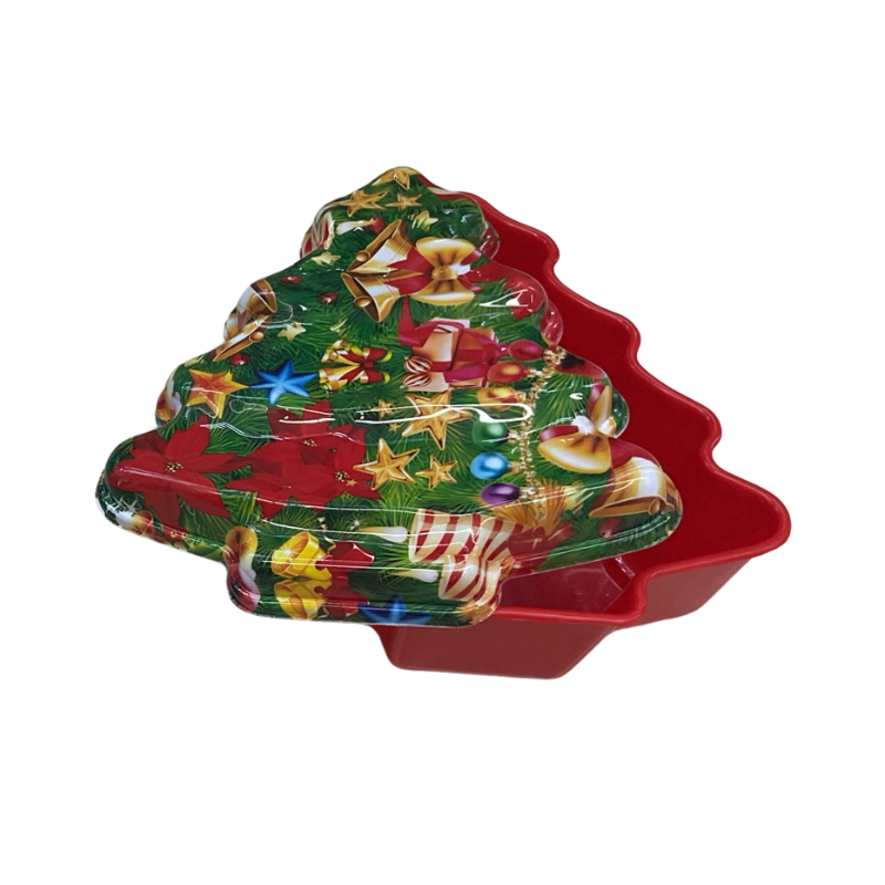 Caja Plástica Navideña