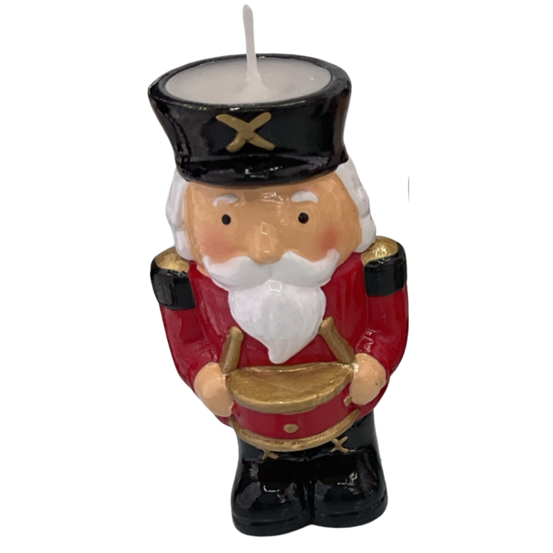 Velas Navideñas de Cascanueces