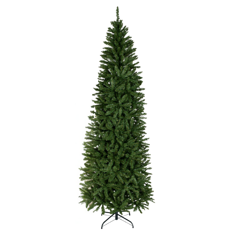 Árbol Tipo Lápiz Verde 2.10m con 180 luces